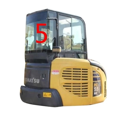 De Achterkant NO.5 van Window Replacement RoHS van het windschermpc55mr PC55 KOMATSU Graafwerktuig