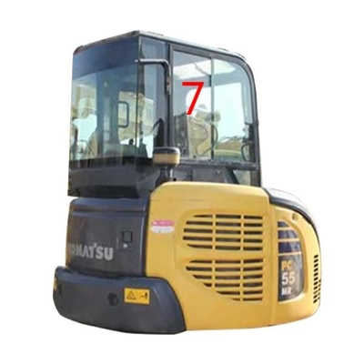 Van het Graafwerktuigwindow replacement right van PUNTkomatsu PC55MR de Zijpositie No.7