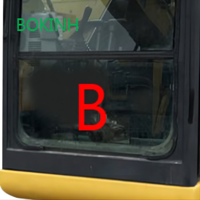 Pc70-8 Aangemaakt de Positieb Glas van Front Down Komatsu Excavator Glass Vervanging