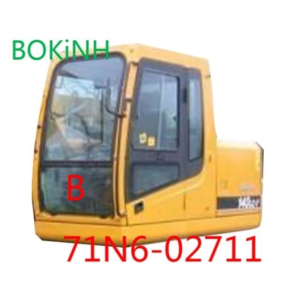 71N6-02711 het Glas van HYUNDAI Front Glass Excavator Cab Tempered onderaan Positieb Windscherm
