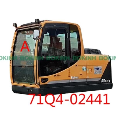 71Q4-02441 HYUNDAI-Graafwerktuig Cab Glass Front Upper Position een Windscherm